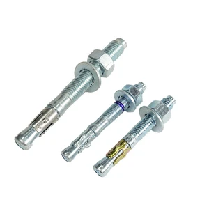 Fuao Zinc Plated High Quality Steel Concrete Anchors Wedge Anchor 1/4 to 1 Inch for Construction Hebei