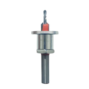 8mm Shank Countersink Woodworking Router Bit Adjustable Depth Stop for Precision Drilling 10 Piece Set
