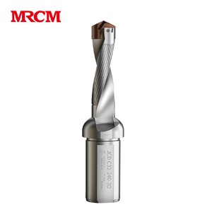 MRCM Extra Length Internal Cooling Deep Hole U Drill Violent Dril Crown Drill Bit for Cnc