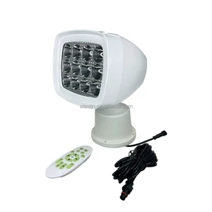 10-30V Marine Wireless Control LED Marine Boat Search Light Rotation Head Marine Yacht Spotlight