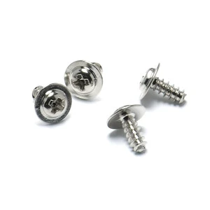 High Quality Stainless Steel Crossed Pan Flanged Head Blunt Point PT Screws Self Tapping Screws