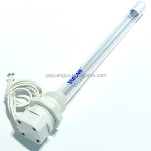 UVC 15W 254nm Quartz Glass Tube Waterproof UV Light Lamp Submersible Ultraviolet Lamps Water Lamp