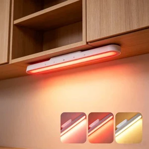 Under Cabinet Kitchen Closet Wardrobe Lamp, Touch Dimmer 50000hrs Lifespan Easy install magnetic cabinet light