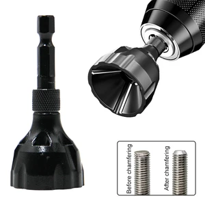 Drill Bit Deburring External Chamfer Tool Tungsten Steel Remove Burr for Repair Bolt Thread Drilling Tools Model XW15156