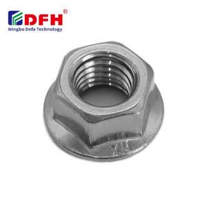 Factory Direct Stainless Steel Hex Flange Bolt And Nuts Hex Flange Serrated T Nut M6
