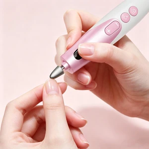 Portable Electric Nail Drill Rechargeable Cordless Nail File Machine Professional Manicure Pedicure Tool Plastic High-Speed