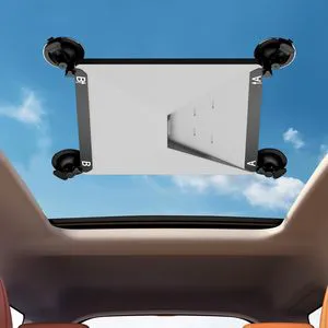 Starlink Mini Adjustable Metal Suction Cup Window Mount Bracket 20kg Load Capacity Tool-Free Installation