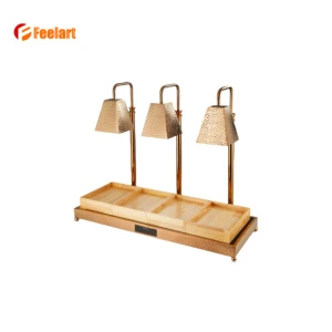 Commercial Stainless Steel Buffet Display Lamp with Heating Function 220V New Kitchen Equipment for Restaurant Hotel Food Shop