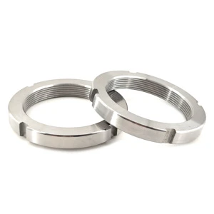 KM6 Carbon Steel Bearing Lock Nut In Adapter Sleeve Bushings For Optical Axis Machinery