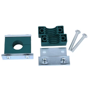 Two-Ear Hose Clamps with Strong Swivel Joint Clamping Heavy Duty Plastic & Aluminium National Standard Pipe Clamps for Assembly