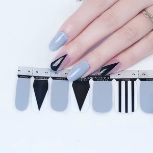 Huizi New Nail Art New Style Water decals girls Nail Stickers