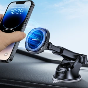 Custom Logo Sublimation Portable 360 Rotate Sble Vacuum Phone Holder Clip Stand New Magnet Cell Phone Holder For Desk