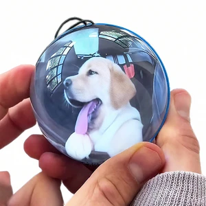 3D Crystal Ball Personal Memory Record Ball Desktop Electronic Video Lamp Light Magic Crystal Ball For Gifts WDY0424