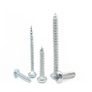 Stainless Steel Round Head Self-tapping Screw Without Coating