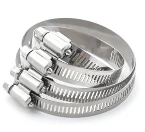 Hose Clamp Iron Galvanized 2 27-51 Large American Style Pipe Clamp Strong Contraction Pipe Clamp Clip American Style