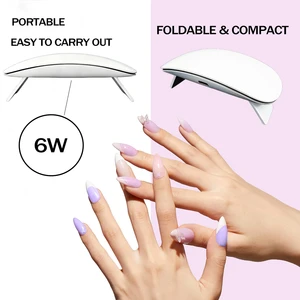 Quanyan M3 UV LED Nail Lamp-Salon & Home Use 365+405nm Wavelength Portable Fast Curing 1-Year Warranty
