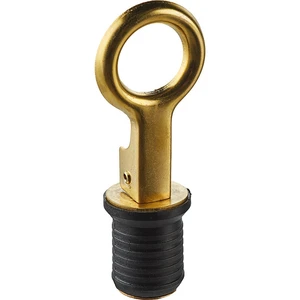Marine Brass Snap Handle Locking Yacht Boat Drain Plug Socket Marine Hardware