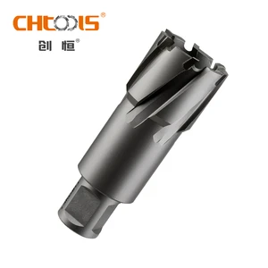 CHTOOLS Durable Cobalt TCT Core Drill Bit 12mm-150mm Annular Cutter Weldon Shank Magnetic Drill Bit Metal Processing Tungsten