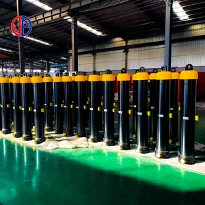 JF Hot Sales HYVA PARKER Type Custom Steel Hydraulic Cylinder for Industrial Vehicle Dump Truck Trailer Used Hydraulics Systems