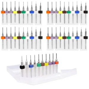 Round Shank Uncoated Tungsten Carbide Drill Bit Set for PCB Mini 1mm-10mm China
