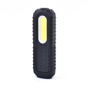 2 in 1 Rechargeable Led Work Light Portable Built-in Battery Flashlight Magnetic COB Work Light for Emergency Car Repairing