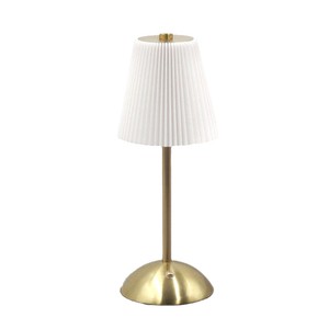 Modern Minimalist Pleated Iron Fabric Small Night Light Home Guesthouse Decoration Bedroom Bedside Table Lamp