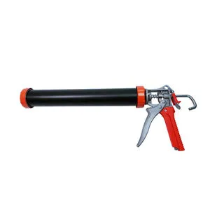 Manual Sausage Type Caulking Gun Heavy Duty Silicone Sealant Gun Drip-Free Applicator 600ml Cartridge Construction Hand Tool DIY