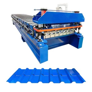 Maquina PARA Fabricar Planchas Zinc Acanalado Calaminon Tr4 Aluzinc Perfiladora De Cobeetura Fabricar Techos En Peru