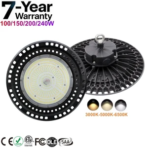 Power CCT Adjustable 160LM/W 100W-240W UFO LED High Bay Light