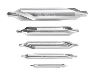 ANSI 1/8'' 5/32'' #00 #1 #2 #3 #4 Plain Type Center Drill Bits for Centering Tool