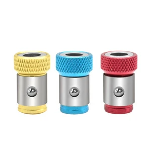 Magnetic Ring Holder for Electric Drill Gold Finish Three Color Options with Phillips Head Screwdriver Bit Dropshipping