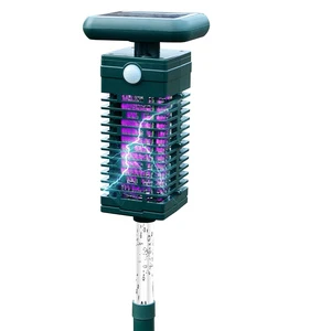Rechargeable Solar Bug Zapper Outdoor Mosquito Proof & Cordless Mosquito Repellent/Killer Bug Zapper for Indoor Patio Yard