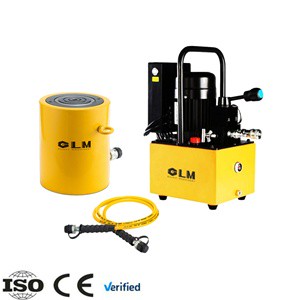 200Ton Heavy Load Hydraulic Jack for Machinery 50mm Stroke Single Acting High Tonnage Hydraulic Cylinder