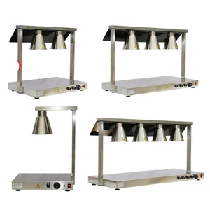 Commercial Hotel Kitchen Stainless Steel Infrared Food Warmer Light Heat Lamp Food Warmer Heating Lamp Electric Food Heat Lamp