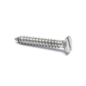 High Strength Stainless Steel DIN7972 Screws Slotted Countersunk Head CSK Head Self Tapping Screws