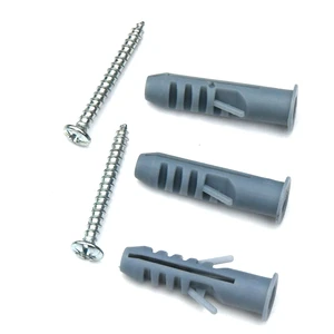 Plastic Nylon Wall Plug Anchor With Screw For Plasterboard Self Drilling Drywall Anchor