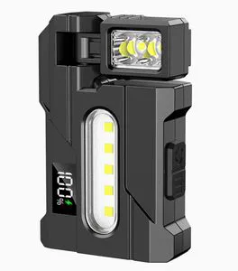 Multi Functional Rechargeable Work Light with Clip and Magnet