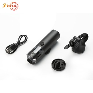 Jinta 28.5*28.5*105.5 Long Endurance Rechargeable Bicycle Headlight High Brightness Led Waterproof Bike Front Lamp