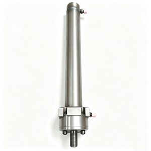 Long Thread Rod Front Flange Hydraulic Cylinder Double Acting Thin Hydraulic Cylinder OEM ODM
