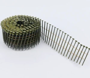 Stainless Wire Collated Nails 2.3x50mm For Marine And Outdoor Timber Projects Coil Nails