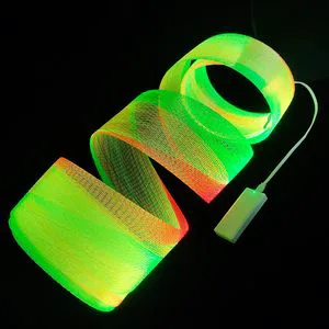 LED Fiber Optic Mesh Light Kits for Ceiling and Christmas Trees Luminous Optical Fiber Net Night Light Lamp