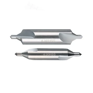 0.5-10mm HSS 60 Degrees Chamfering A-Type Drill Positioning Point Hole Center Drill Bits for Metal Drilling