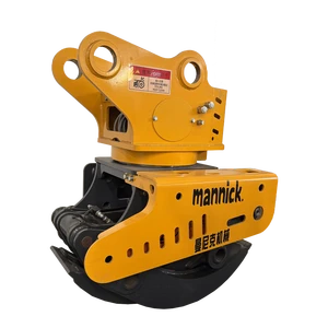 Log Grapple Cutting Chain Saws Hydraulic Timber Harvester Tree Sawing Machine for Excavator