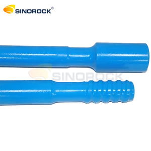 Threaded MF Drill Pipe R25 1200mm T38 1500mm Forged for Blasting Hard Rock Drilling Ore Mining
