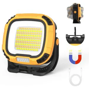 Led Magnetic Rechargeable Work Light with Stand, 18 Light Modes, 1200LM Super Bright Portable USB Led Worklight