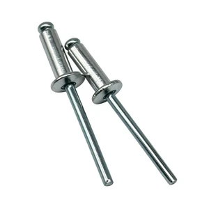 M4.8x12 mm Round-Head Pop Rivets (304 Stainless Steel/Aluminum) for Chassis Assembly-Aluminum Alloy Rivets