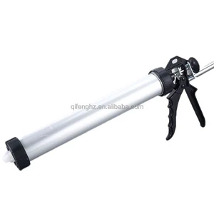 Manual Caulking Gun Grouting Mortar Sausage Cartridge Bulk Applicator Aluminum Barrel Dispenser Heavy Duty