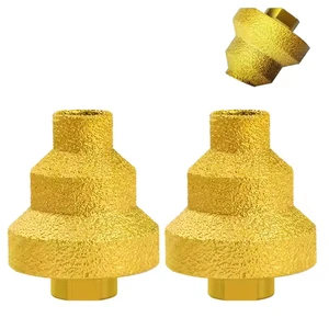 High Quality 20-35-50mm Diamond Beveling Core Chamfer Bit Countersink Drill Bit Hole Coring Enlarging Trimming Vacuum Hole Saws