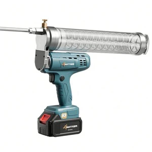 Cordless Electric Automatic Caulking Gun LED Light DIY Industrial Professional OEM Speed Adjust Anti-Drip One-Hand Pressure MVM