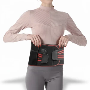 Factory Price Vibration Massage Back Heating Belt Red Light Therapy Waist Support Massager